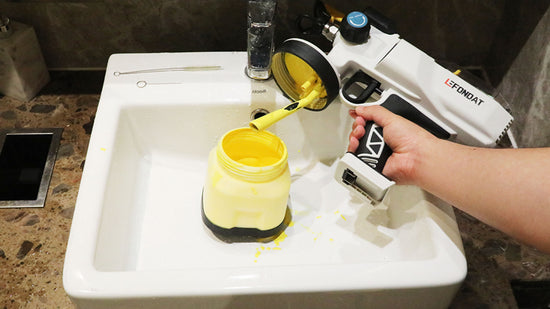 How to Clean an Electric Paint Spray Gun