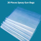 30 Pcs Paint Sprayer Bags, 20 X 30cm Transparent Spray Gun Cup Canister Liners for Paint Sprayer